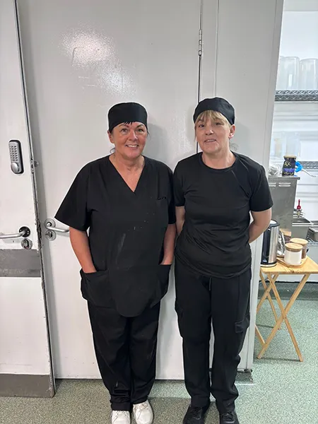 Broxburn Care Home kitchen team